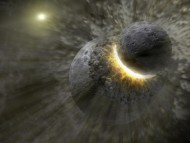 Asteroids Collision / 3d Space