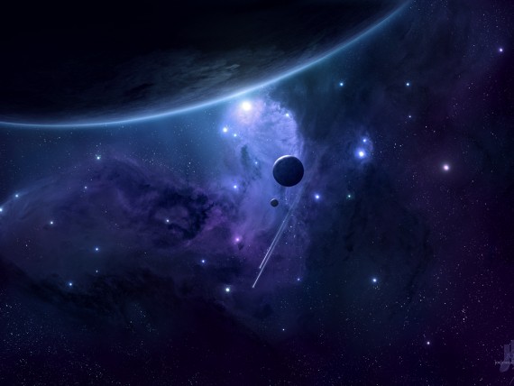 Free Send to Mobile Phone deep space 3d Space wallpaper num.84