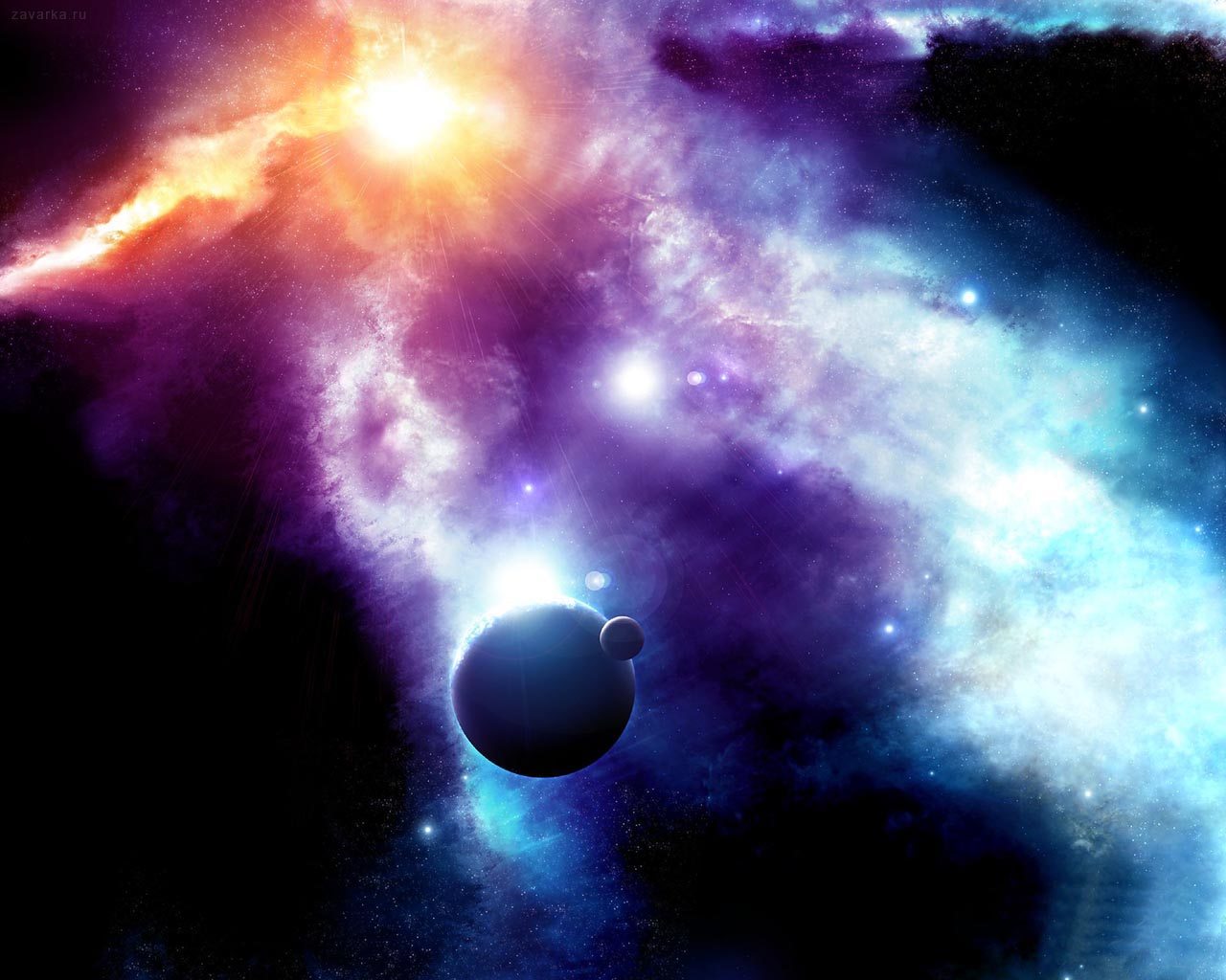 Download full size Space football 3d Space wallpaper / 1280x1024