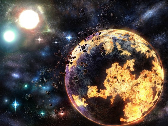 Free Send to Mobile Phone birth planet 3d Space wallpaper num.134