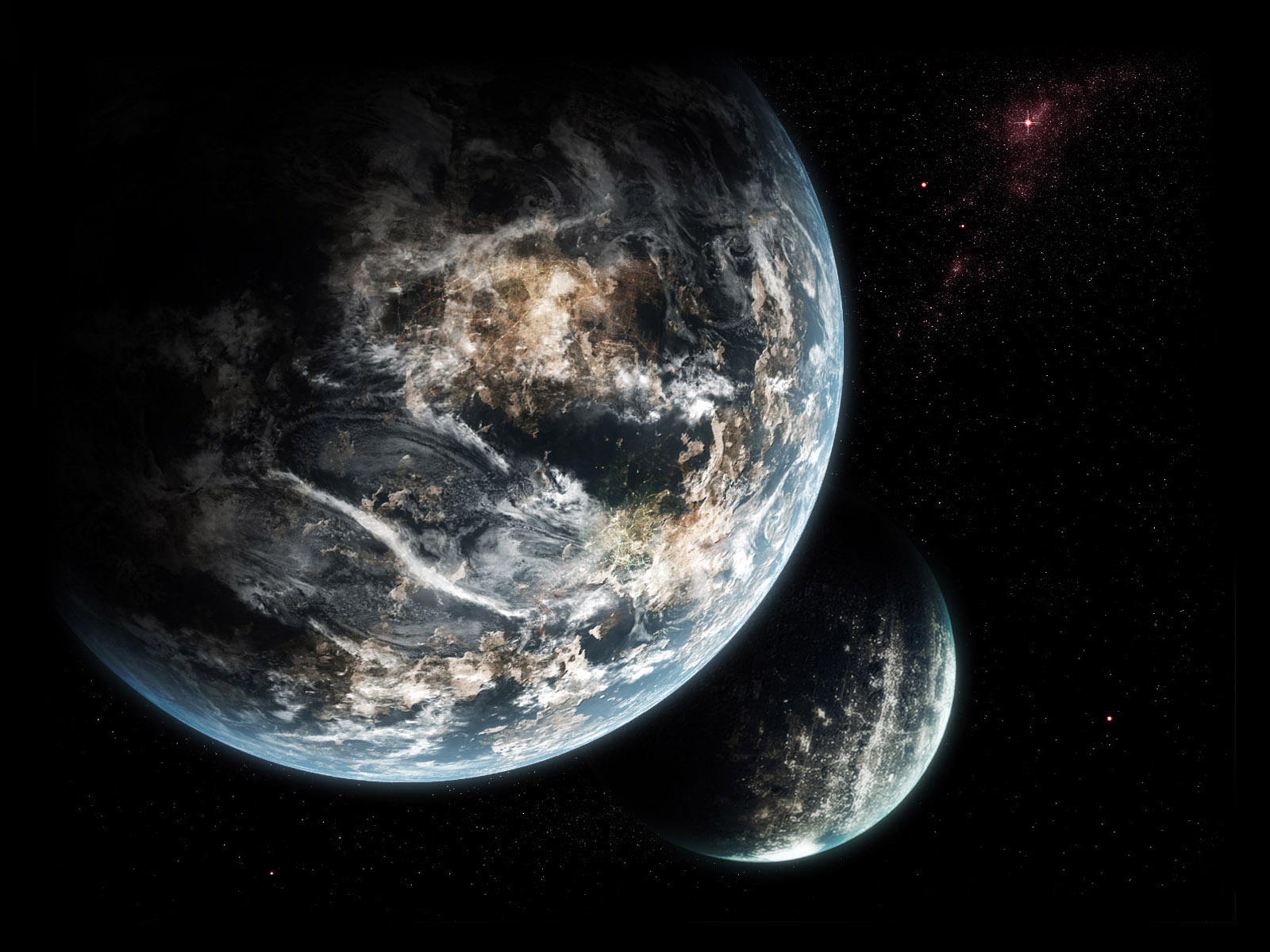 Download HQ Earth 3d Space wallpaper / 1600x1200