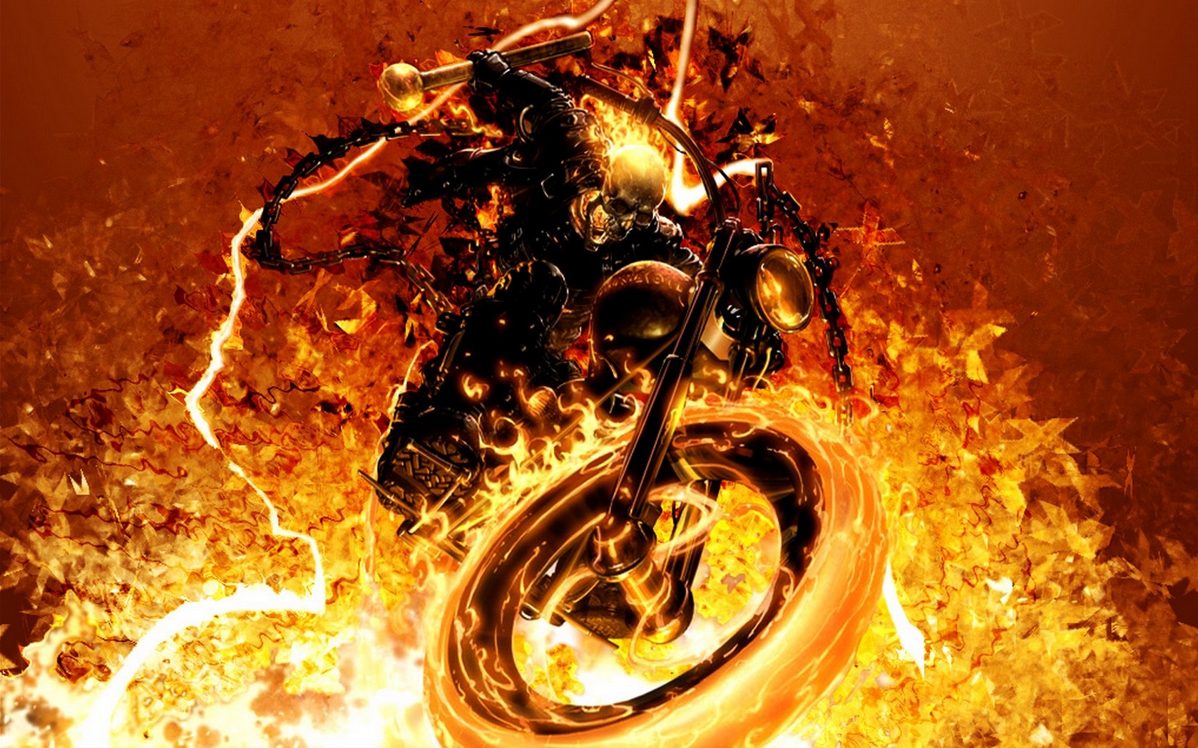 Download full size Hell Rider Fantasy wallpaper / 1680x1050