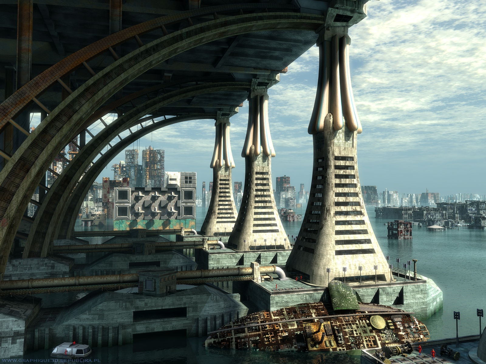 Download full size Science Fiction (Sci-fi) wallpaper / 3d And Digital Art / 1600x1200