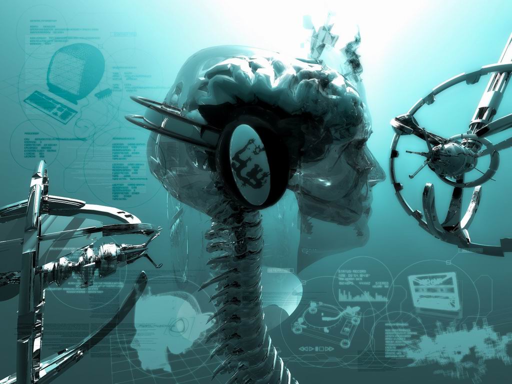 Full size Science Fiction (Sci-fi) wallpaper / 3d And Digital Art / 1024x768