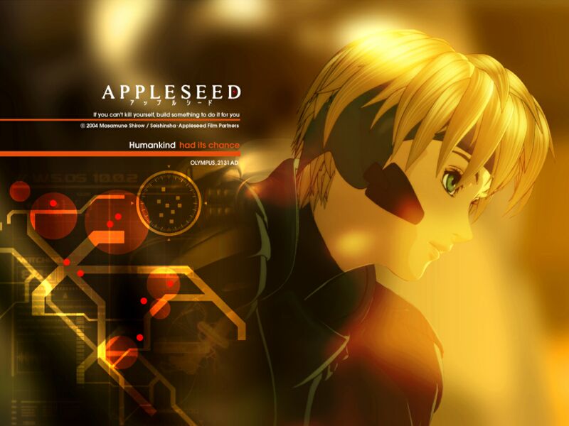 Full size Apple Seed wallpaper / Anime / 800x600