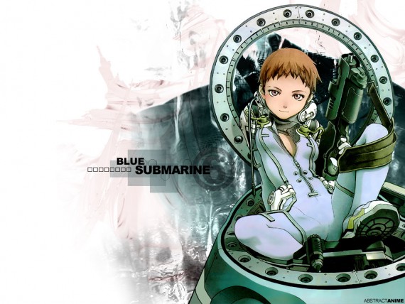 Free Send to Mobile Phone Blue Submarine Anime wallpaper num.7