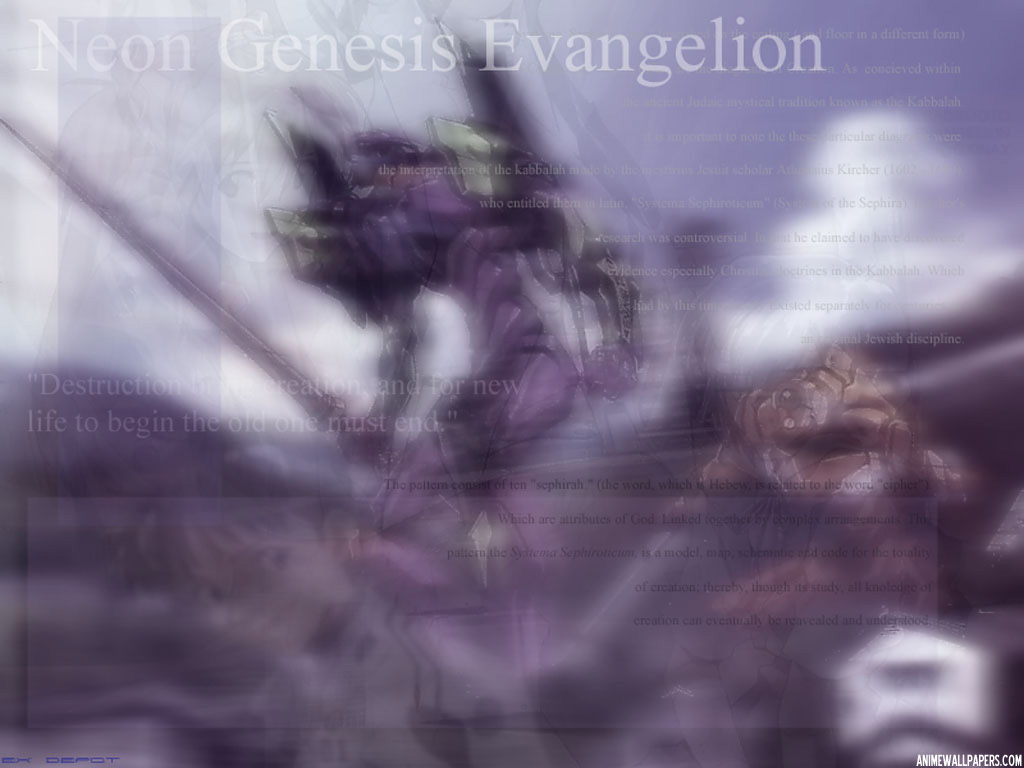 Full size Evangelion wallpaper / Anime / 1024x768