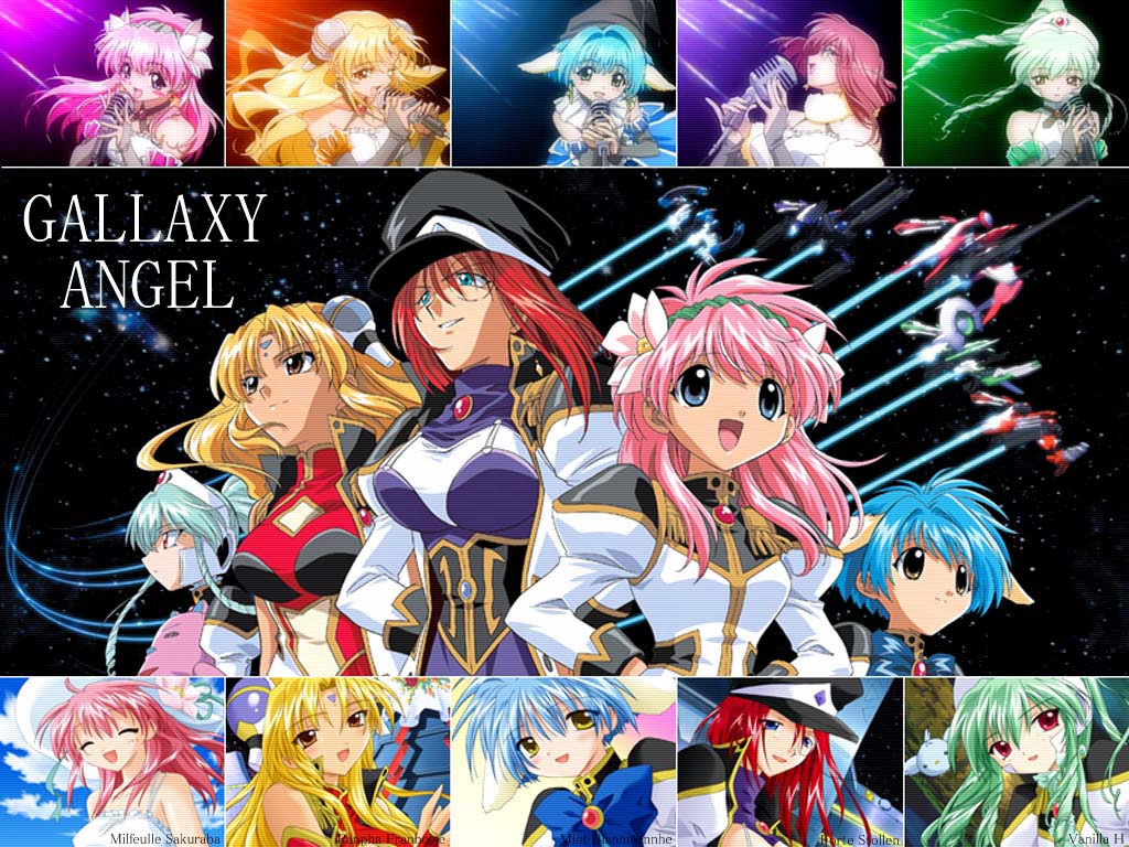 Download Galaxy Angel / Anime wallpaper / 1024x768