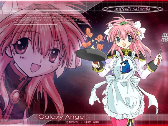 Free Send to Mobile Phone Galaxy Angel Anime wallpaper num.11