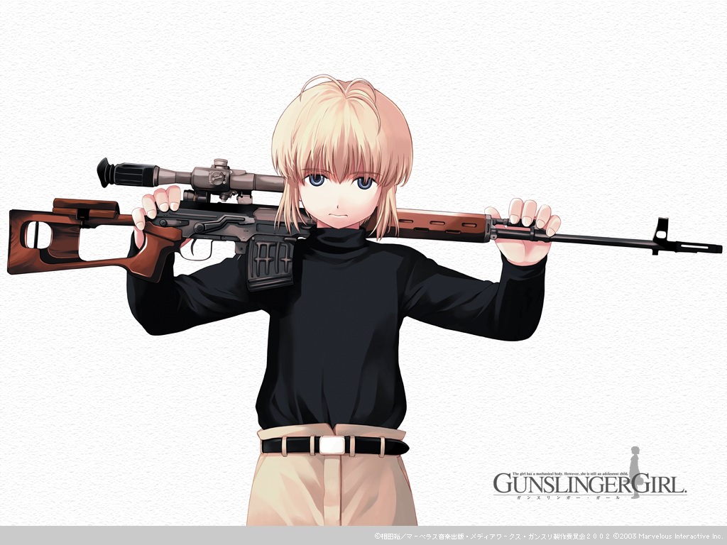 Full size Gunslinger Girls wallpaper / Anime / 1024x768