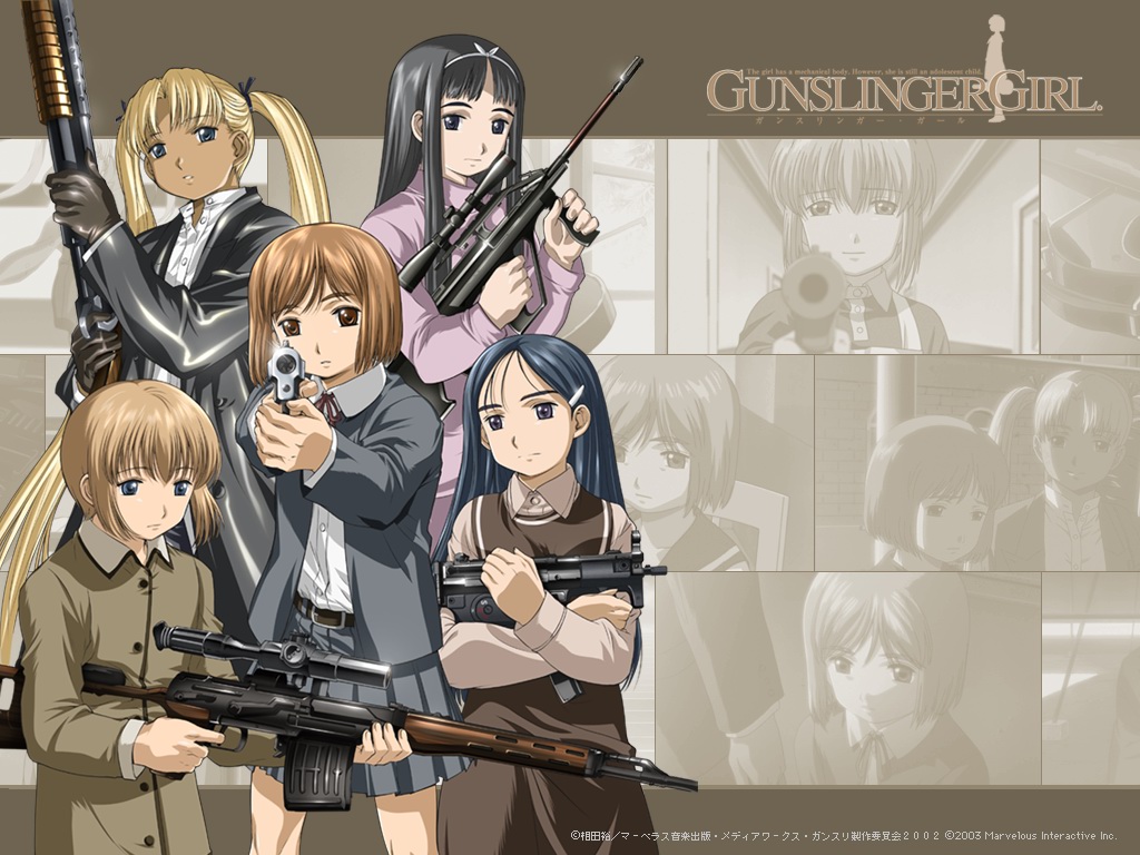 Download Gunslinger Girls / Anime wallpaper / 1024x768