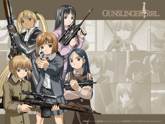 Free Send to Mobile Phone Gunslinger Girls Anime wallpaper num.3