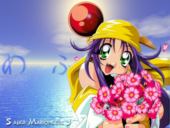 Free Send to Mobile Phone Saber Marionette Anime wallpaper num.49