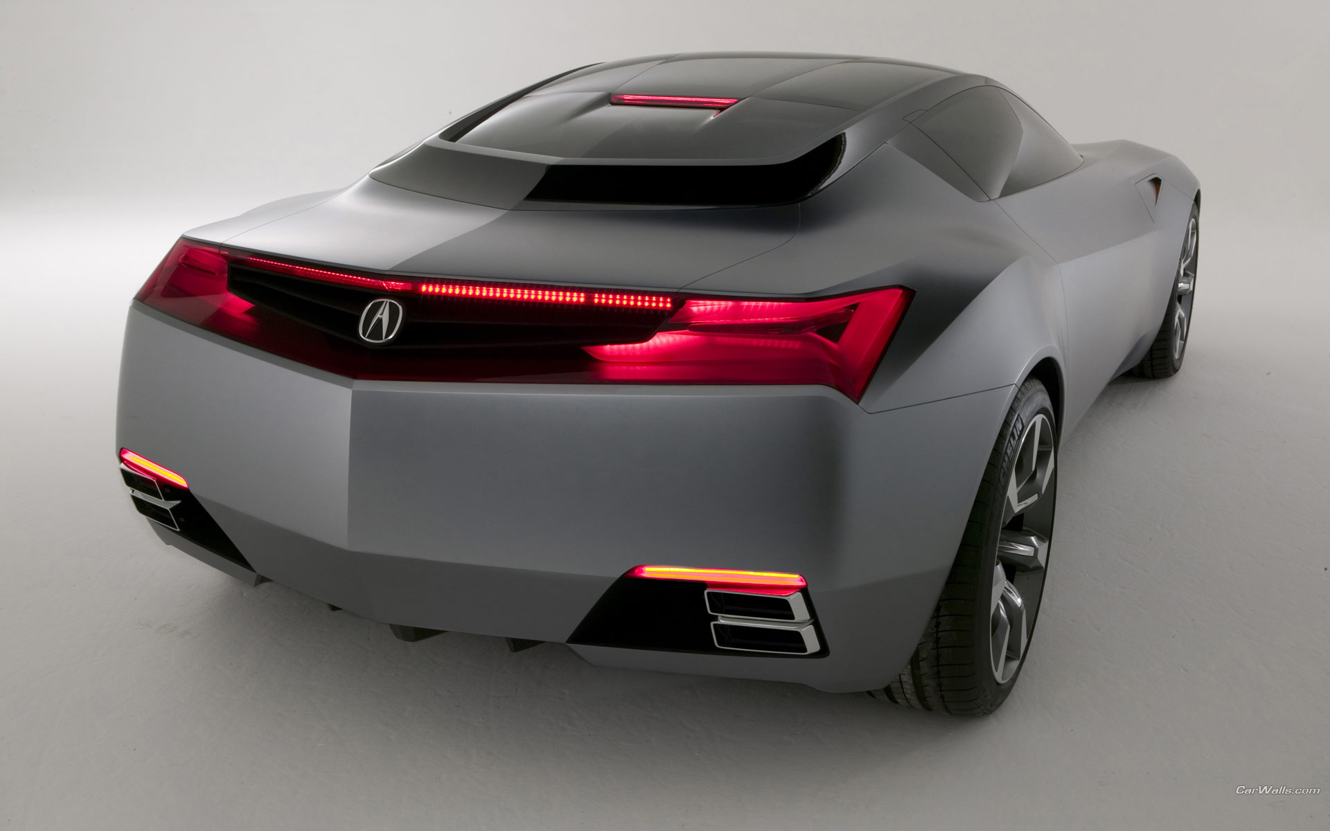Download High quality Advanced Sports Car Concept rear Acura wallpaper / 1920x1200