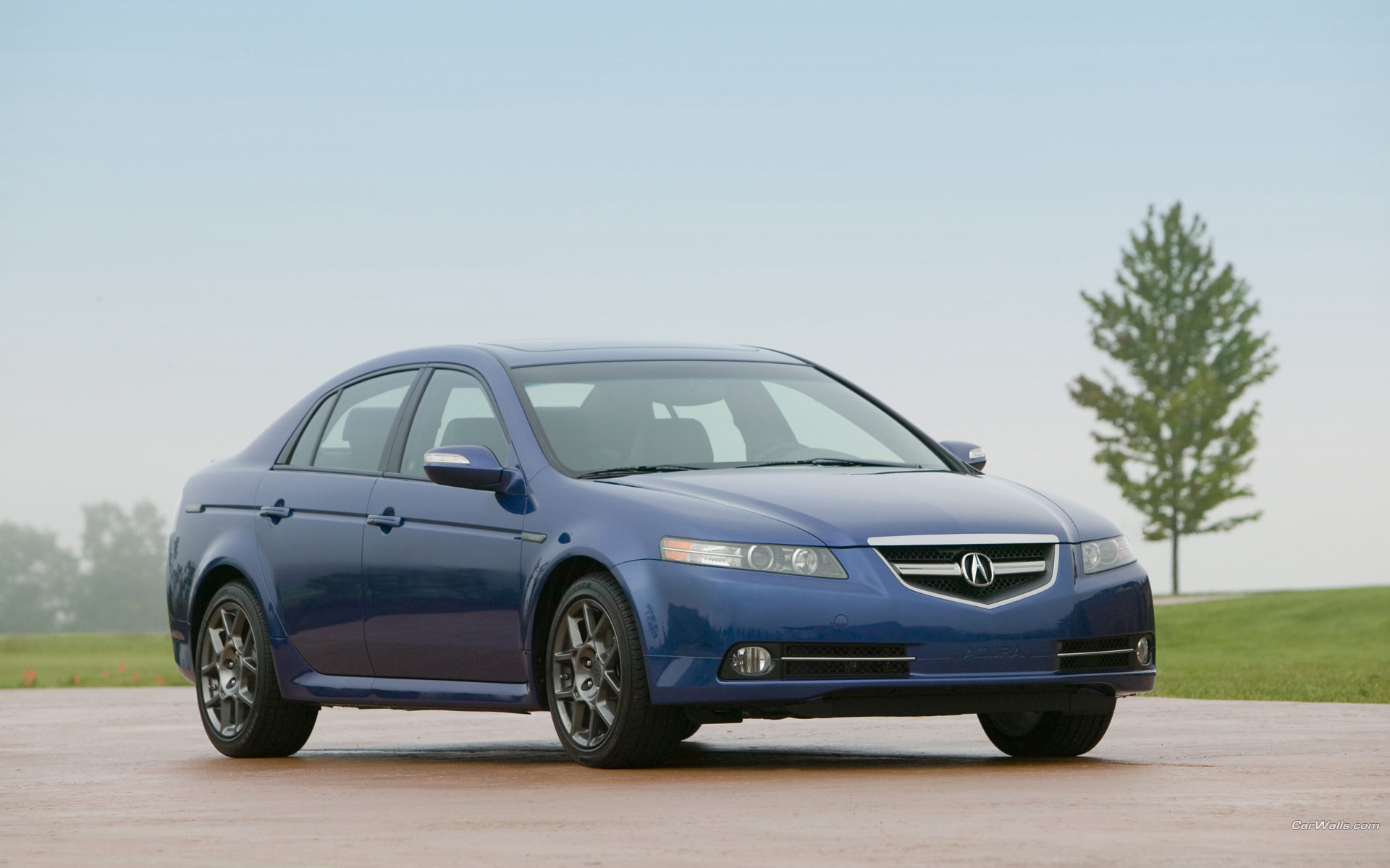 Download High quality Acura TL type S blue front Acura wallpaper / 1920x1200