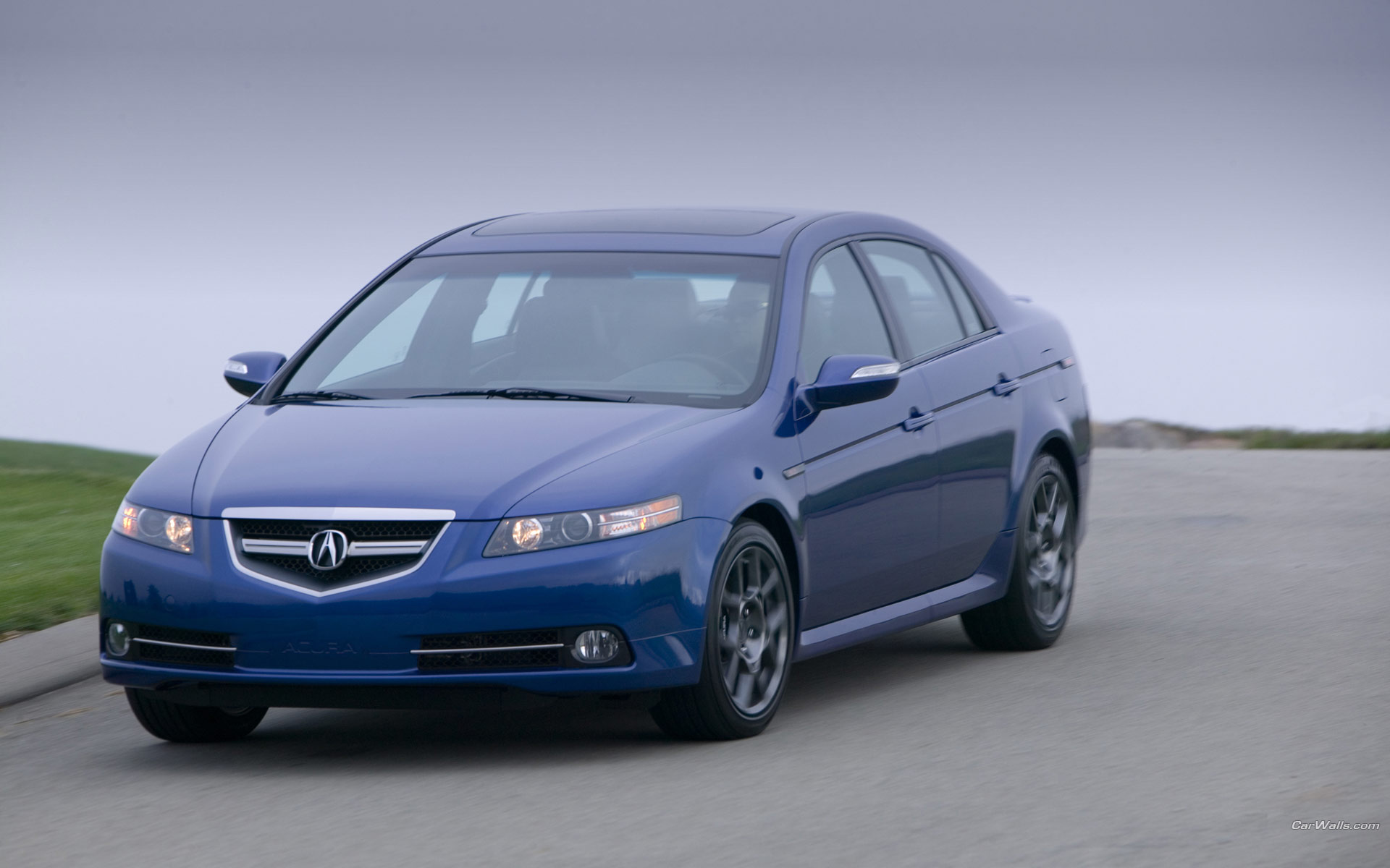 Download full size Acura TL type S blue front Acura wallpaper / 1920x1200