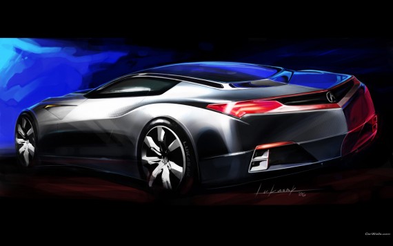Free Send to Mobile Phone Advanced Sports Car Concept Acura wallpaper num.1