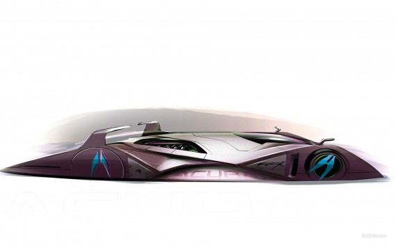 Free Send to Mobile Phone FCX 2020 Le Mans concept 2006 Acura wallpaper num.8