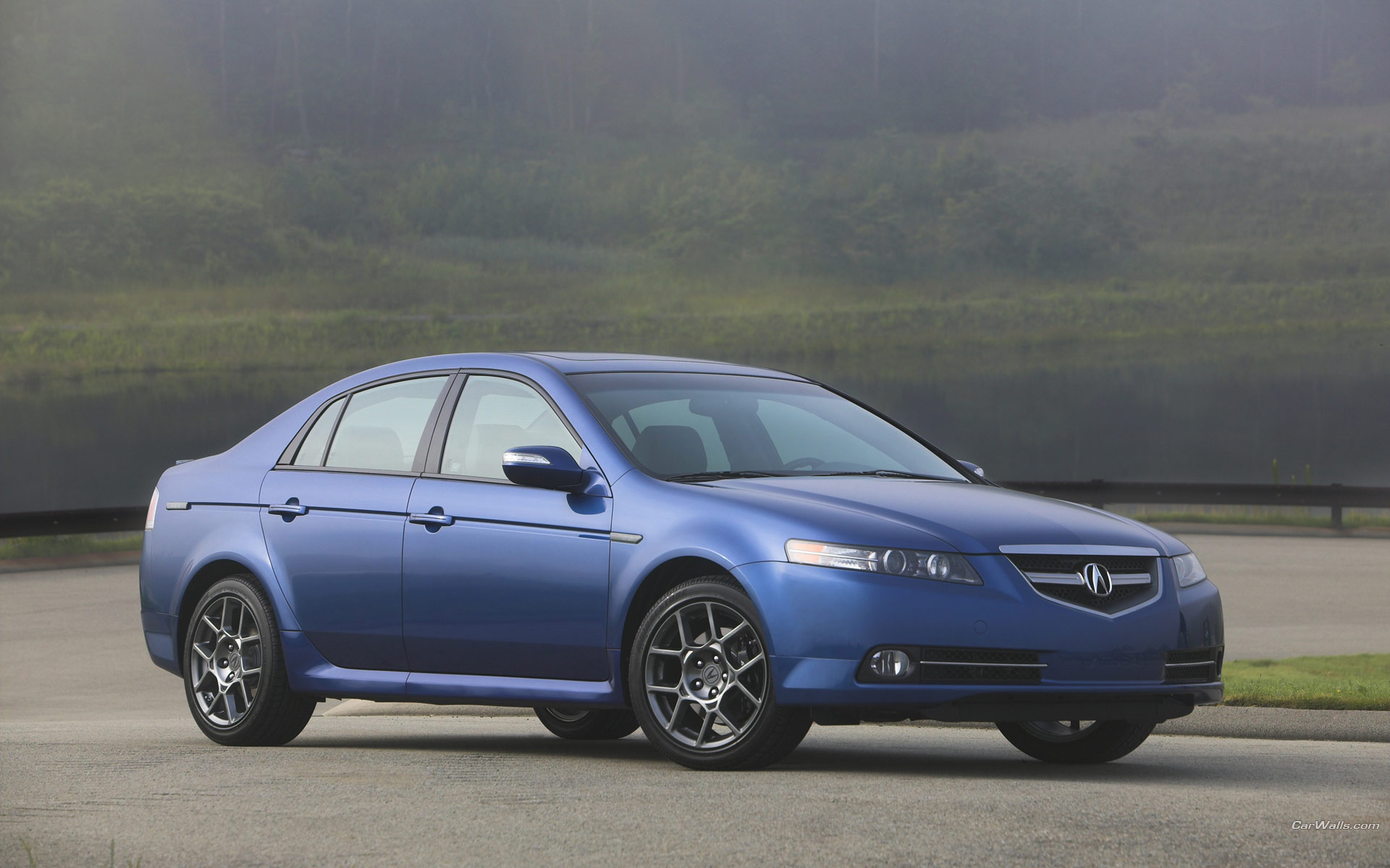 Download HQ Acura TL type S blue side Acura wallpaper / 1920x1200
