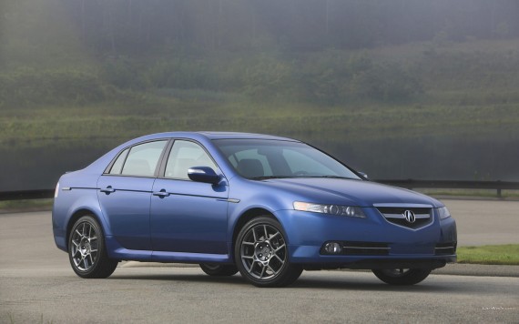 Free Send to Mobile Phone Acura TL type S blue side Acura wallpaper num.54