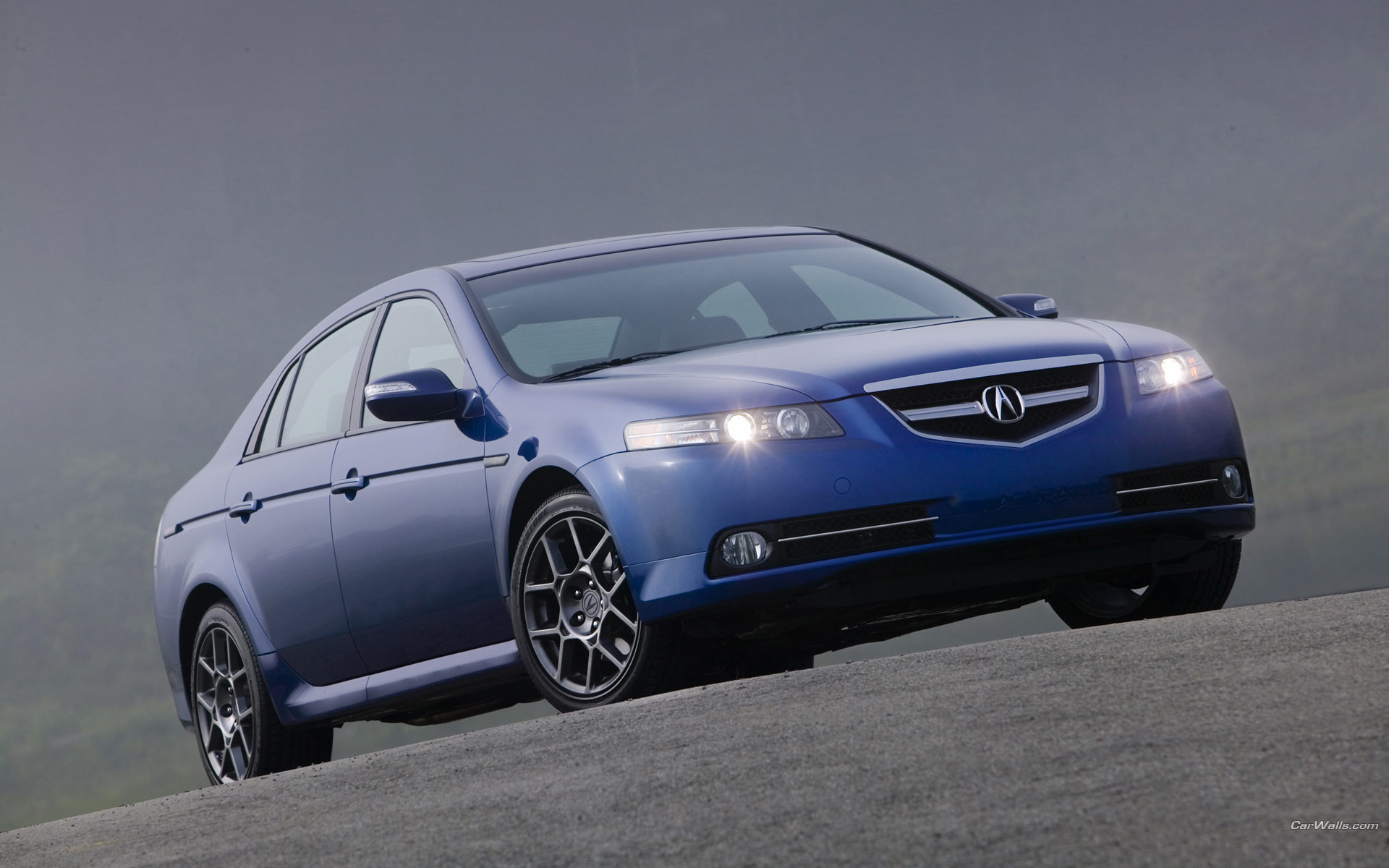 Download full size Acura TL type S blue front Acura wallpaper / 1920x1200