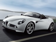 white coupe / Alfa Romeo