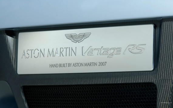 Free Send to Mobile Phone vantage RS V12 inscription Aston Martin wallpaper num.165