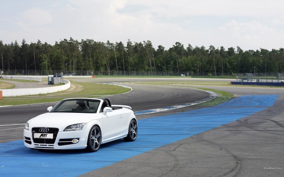 Free Send to Mobile Phone TT ABT white coupe cabriolet outdoor Audi wallpaper num.221