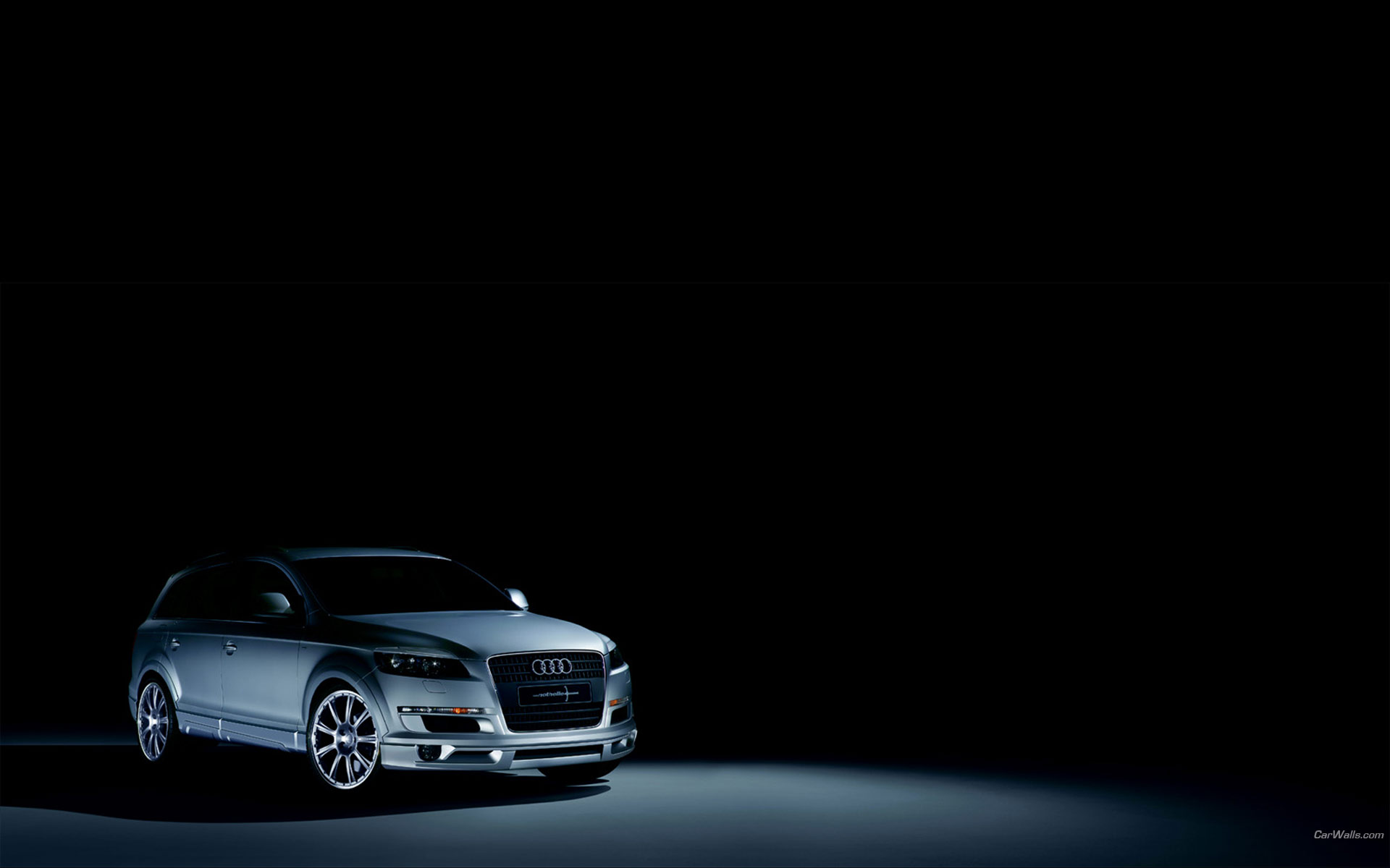 Download HQ Q7 dark Audi wallpaper / 1920x1200