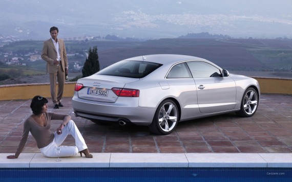 Free Send to Mobile Phone A5 OK 2007 side Audi wallpaper num.185