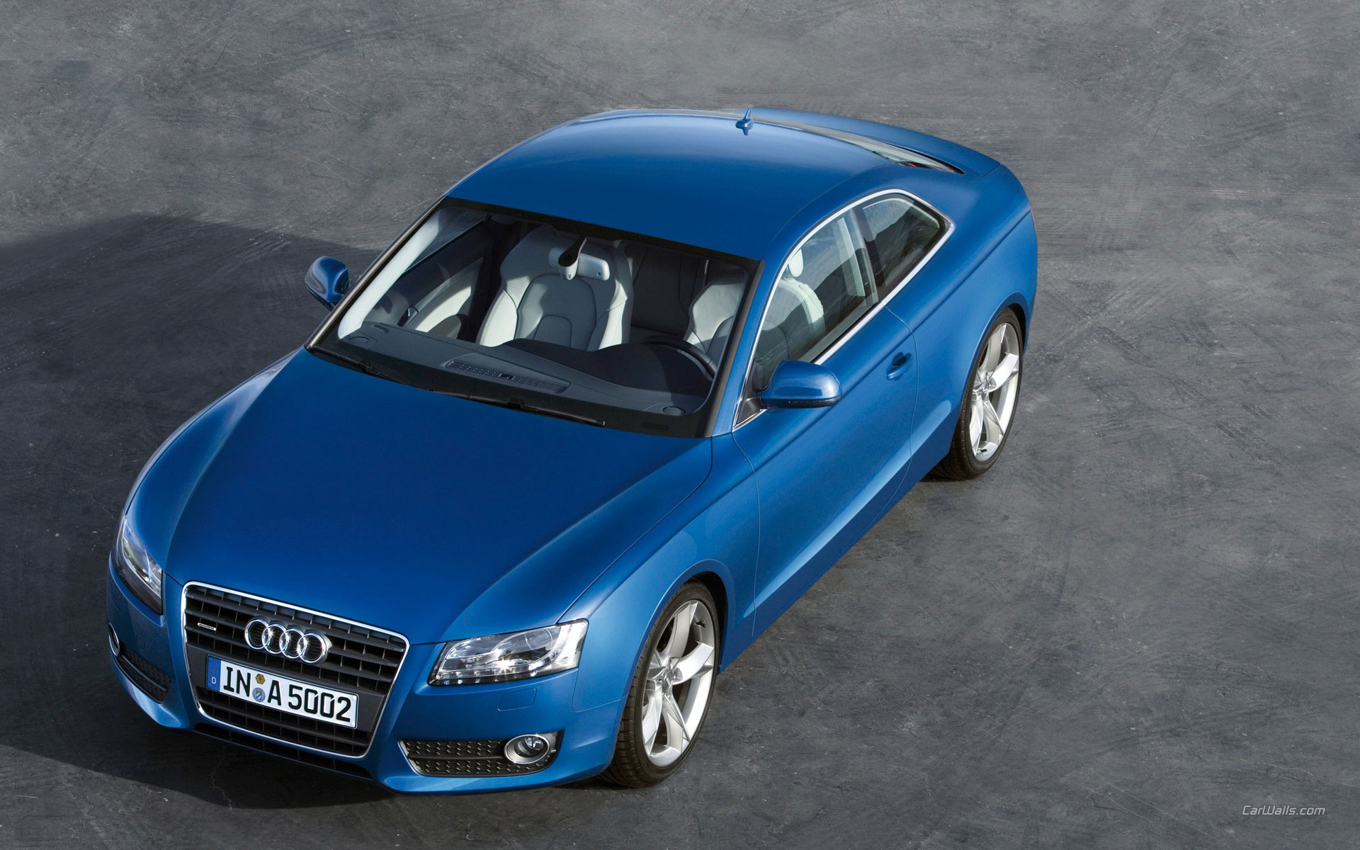 Download full size A5 OK 2007 blue front Audi wallpaper / 1920x1200