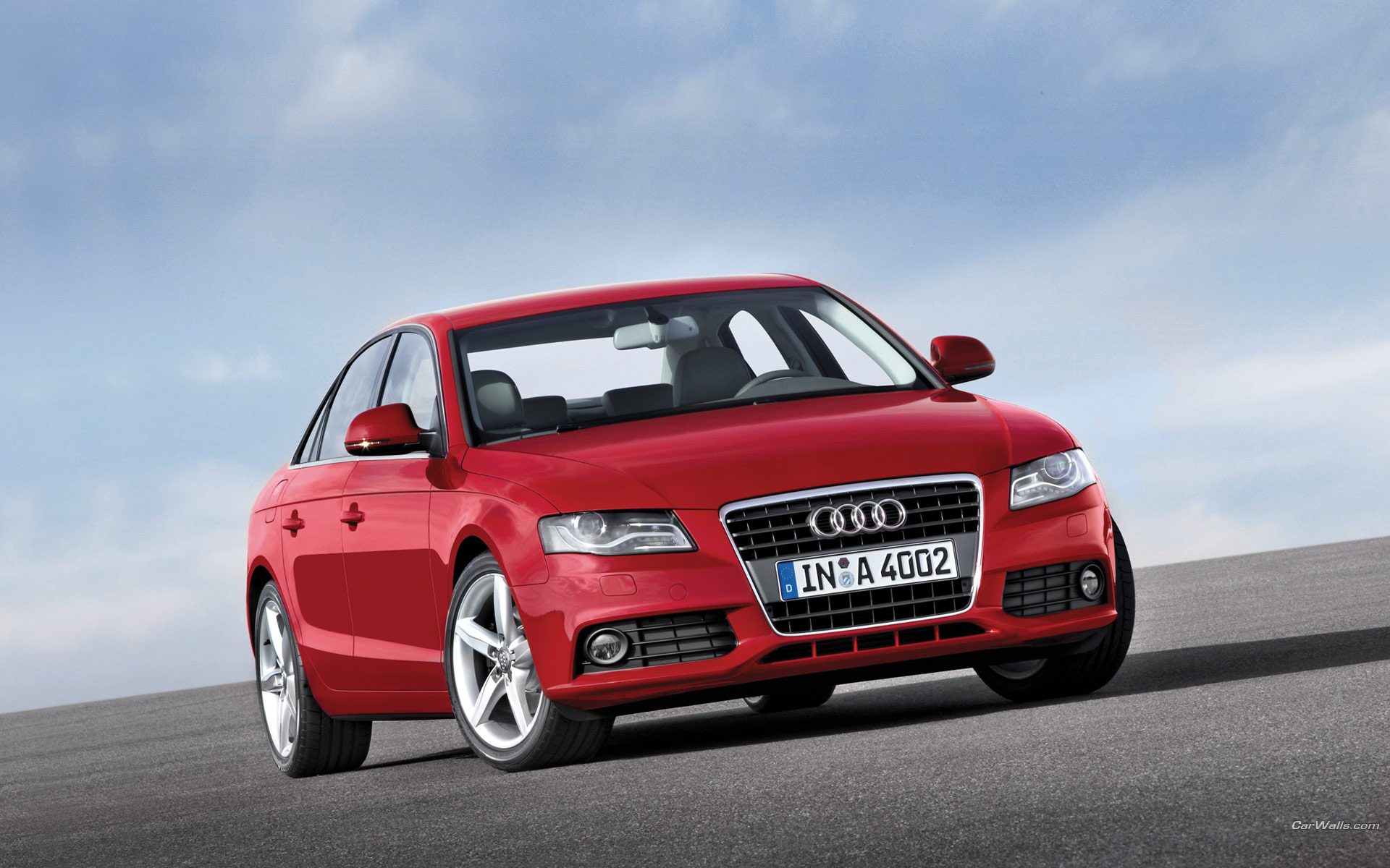 Download full size A4 red front Audi wallpaper / 1920x1200