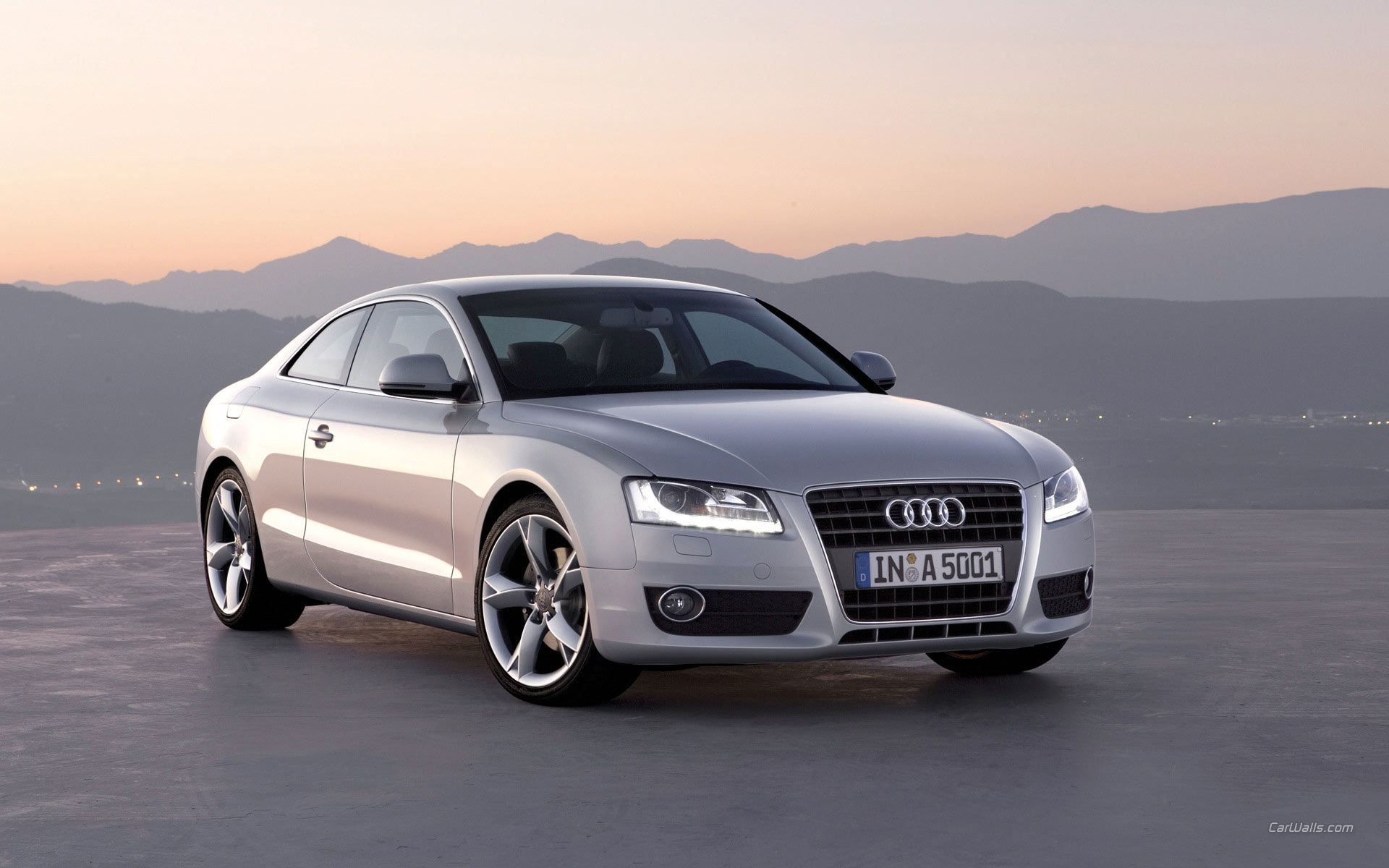 Download full size A5 OK 2007 front Audi wallpaper / 1920x1200