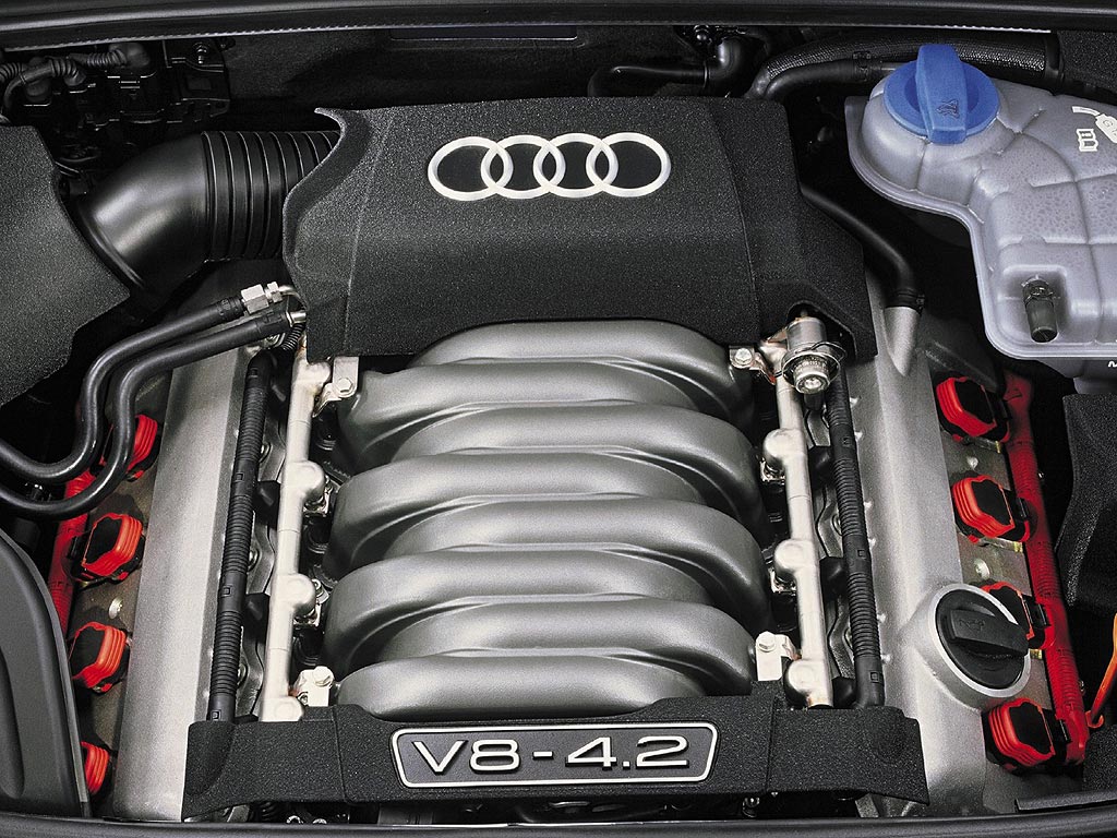 Full size engine v8 Audi wallpaper / 1024x768