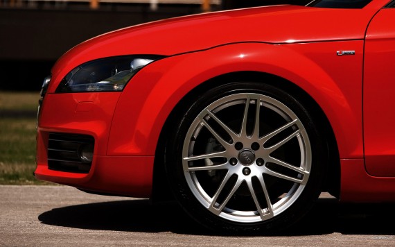 Free Send to Mobile Phone TT red coupe wheel Audi wallpaper num.127