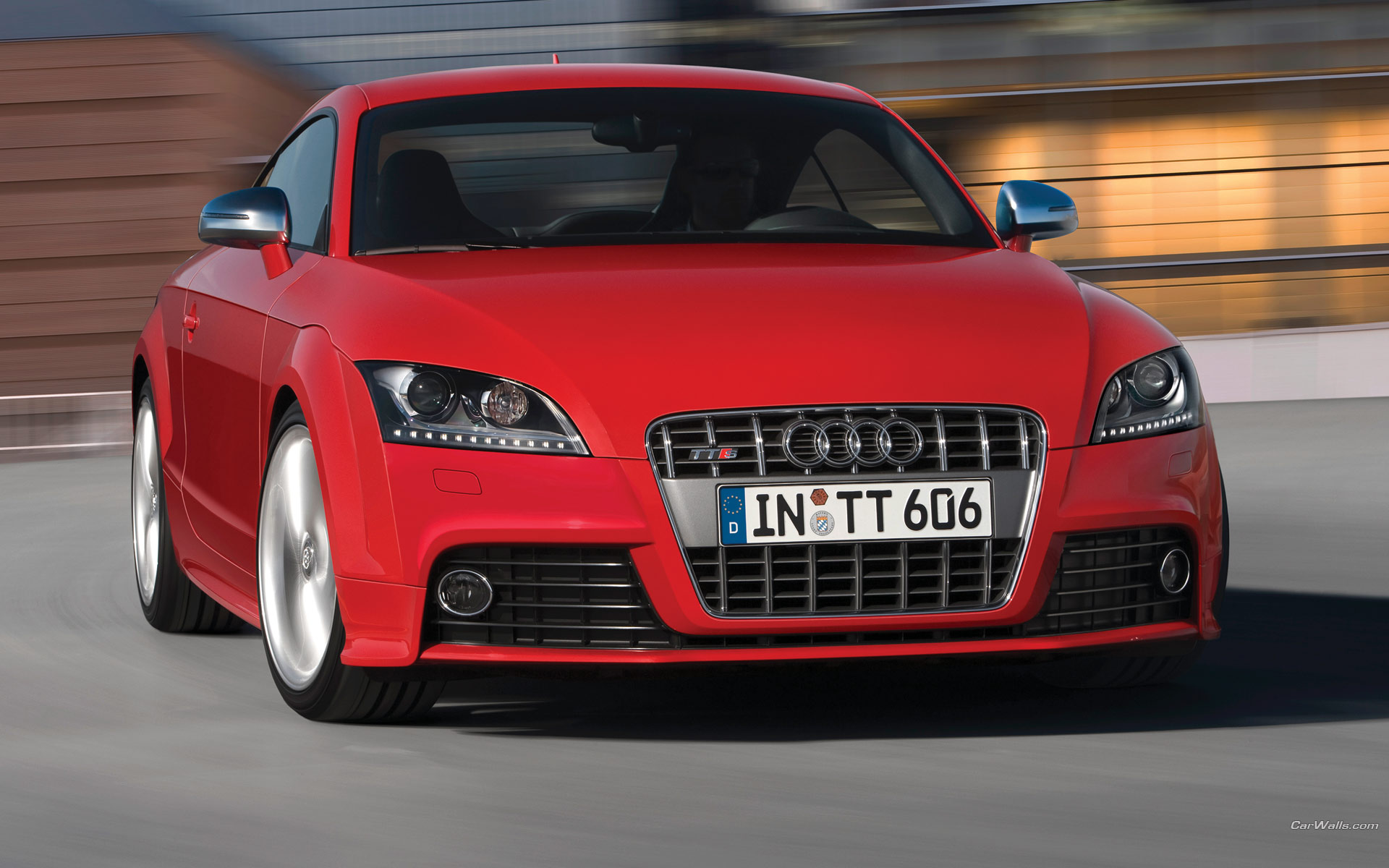 Download HQ TT S red coupe front Audi wallpaper / 1920x1200