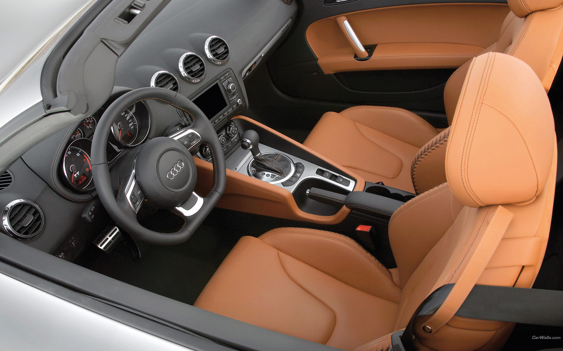 Download full size TT roadster passenger compartment Audi wallpaper / 1920x1200