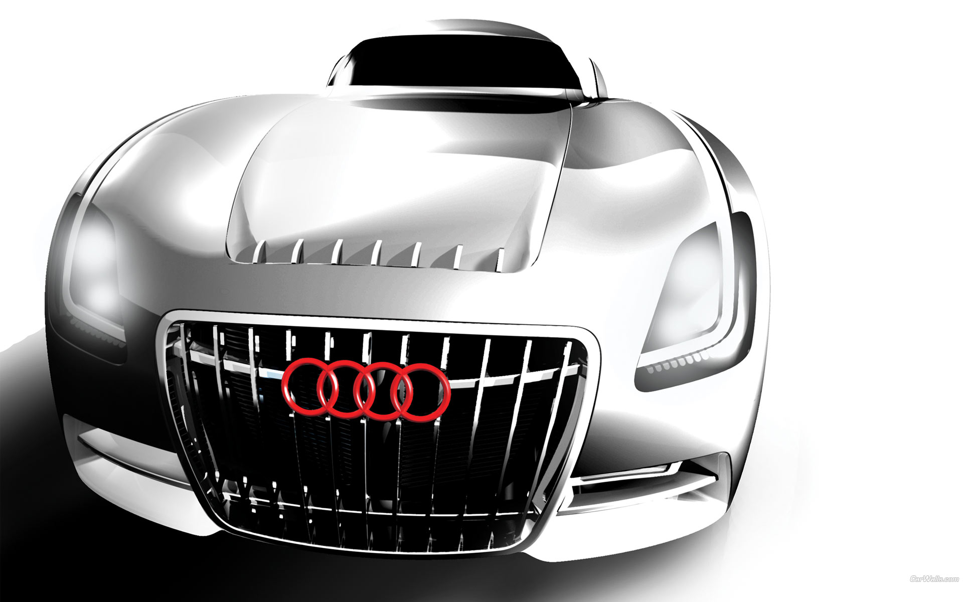 Download High quality Nero front Audi wallpaper / 1920x1200