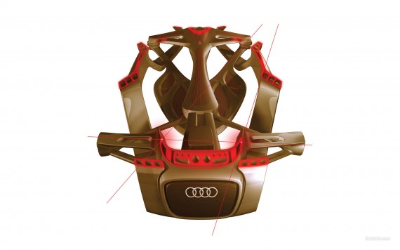 Free Send to Mobile Phone Audi Dynamic Space Frame conc 2006 Audi wallpaper num.415