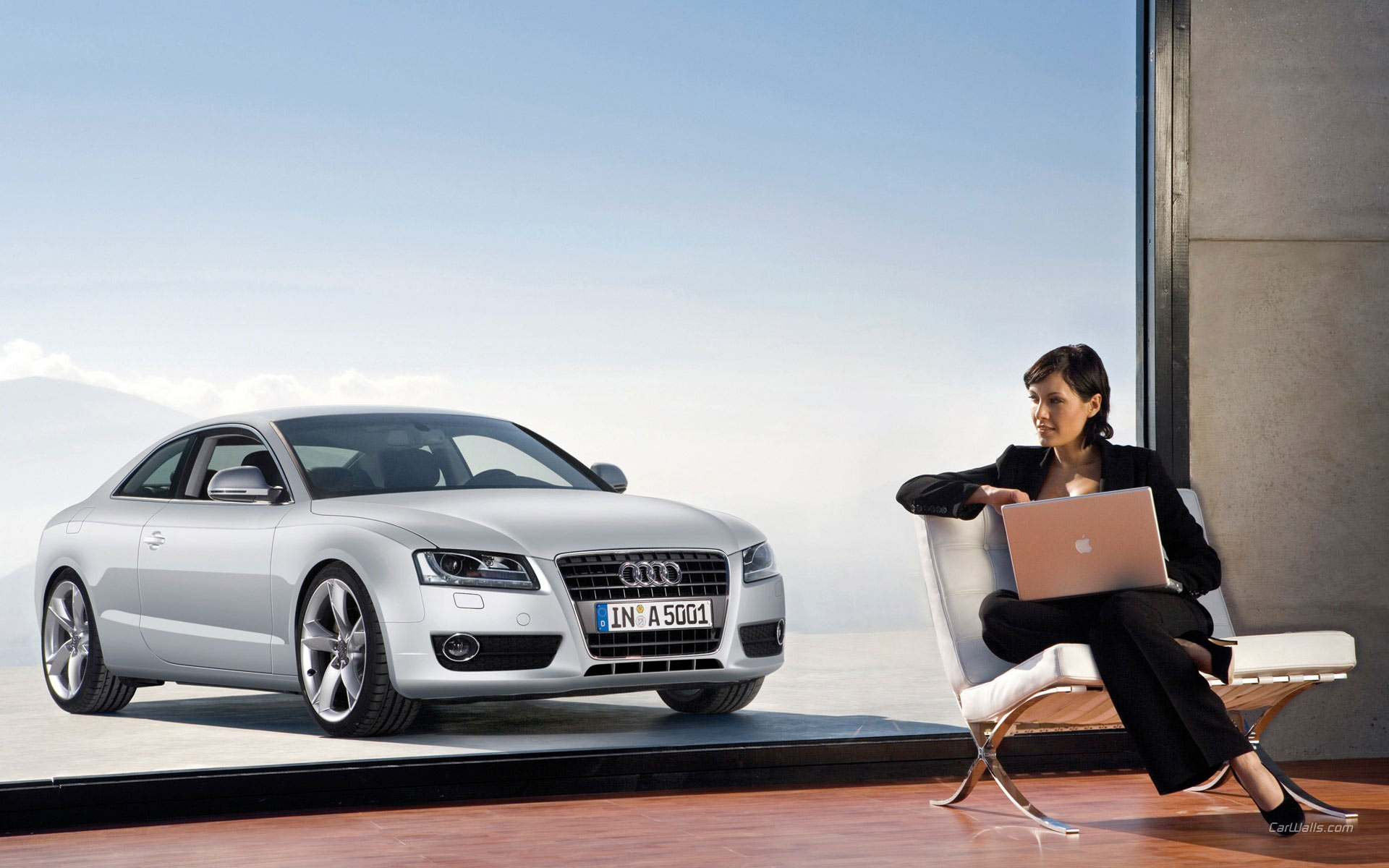 Download HQ A5 OK 2007 front Audi wallpaper / 1920x1200