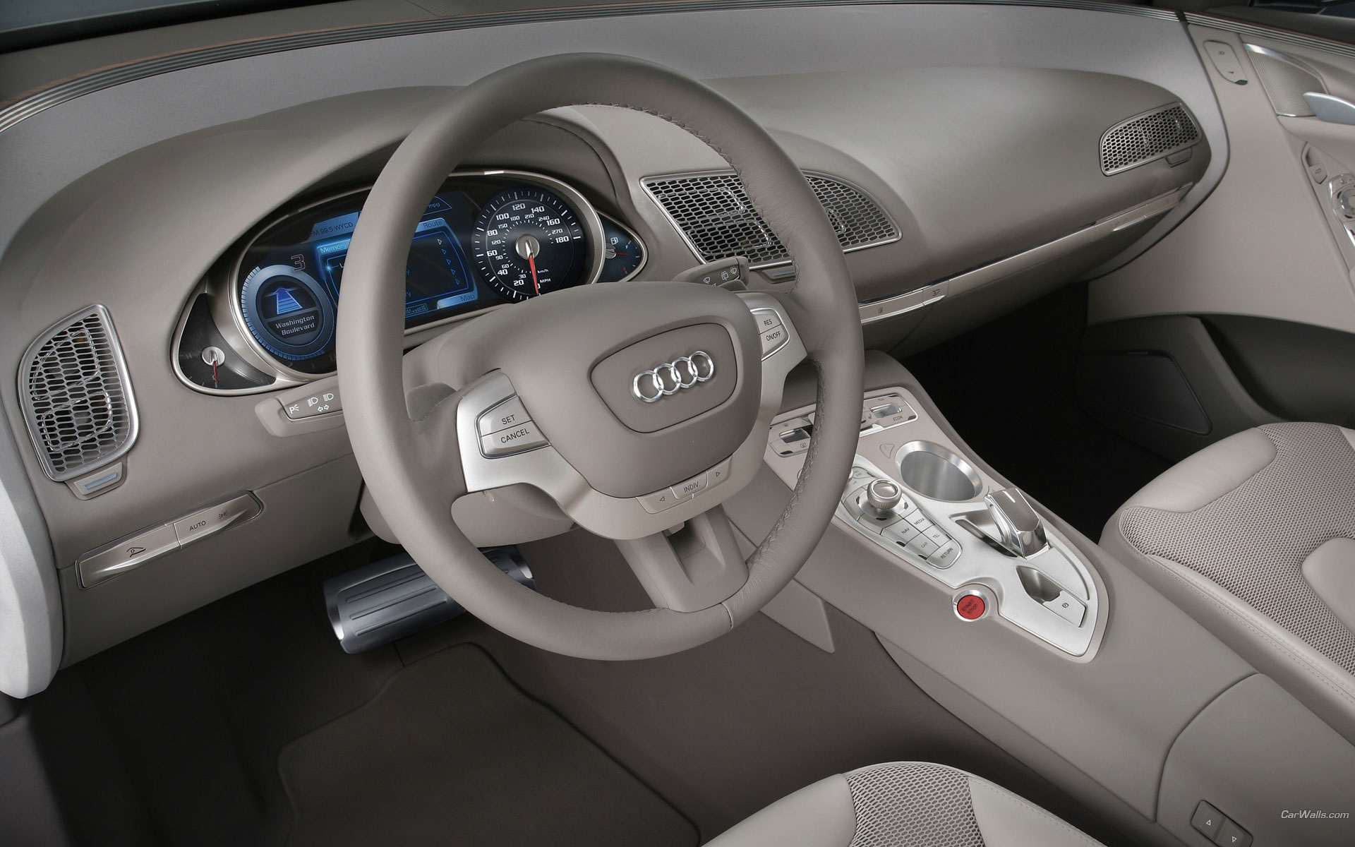 Download full size Roadjet dashboard Audi wallpaper / 1920x1200