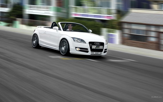 Free Send to Mobile Phone TT ABT white coupe cabriolet velocity Audi wallpaper num.211