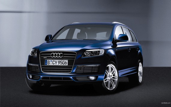 Free Send to Mobile Phone Q7 front Audi wallpaper num.311