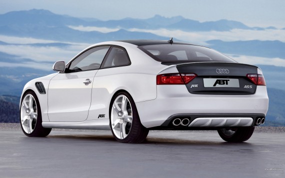 Free Send to Mobile Phone AS5 ABT white back Audi wallpaper num.198