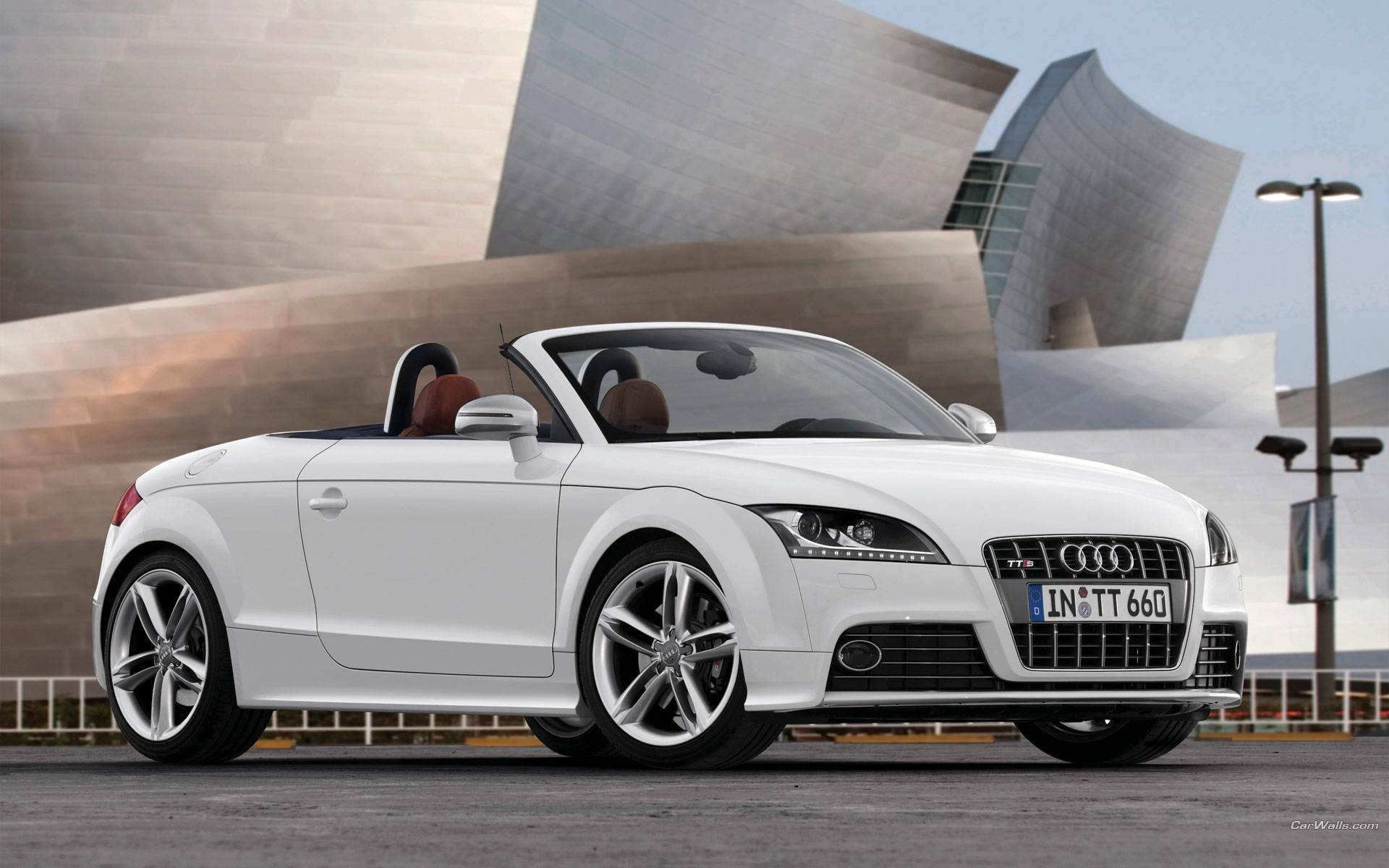 Download full size TT S white coupe cabriolet Audi wallpaper / 1920x1200