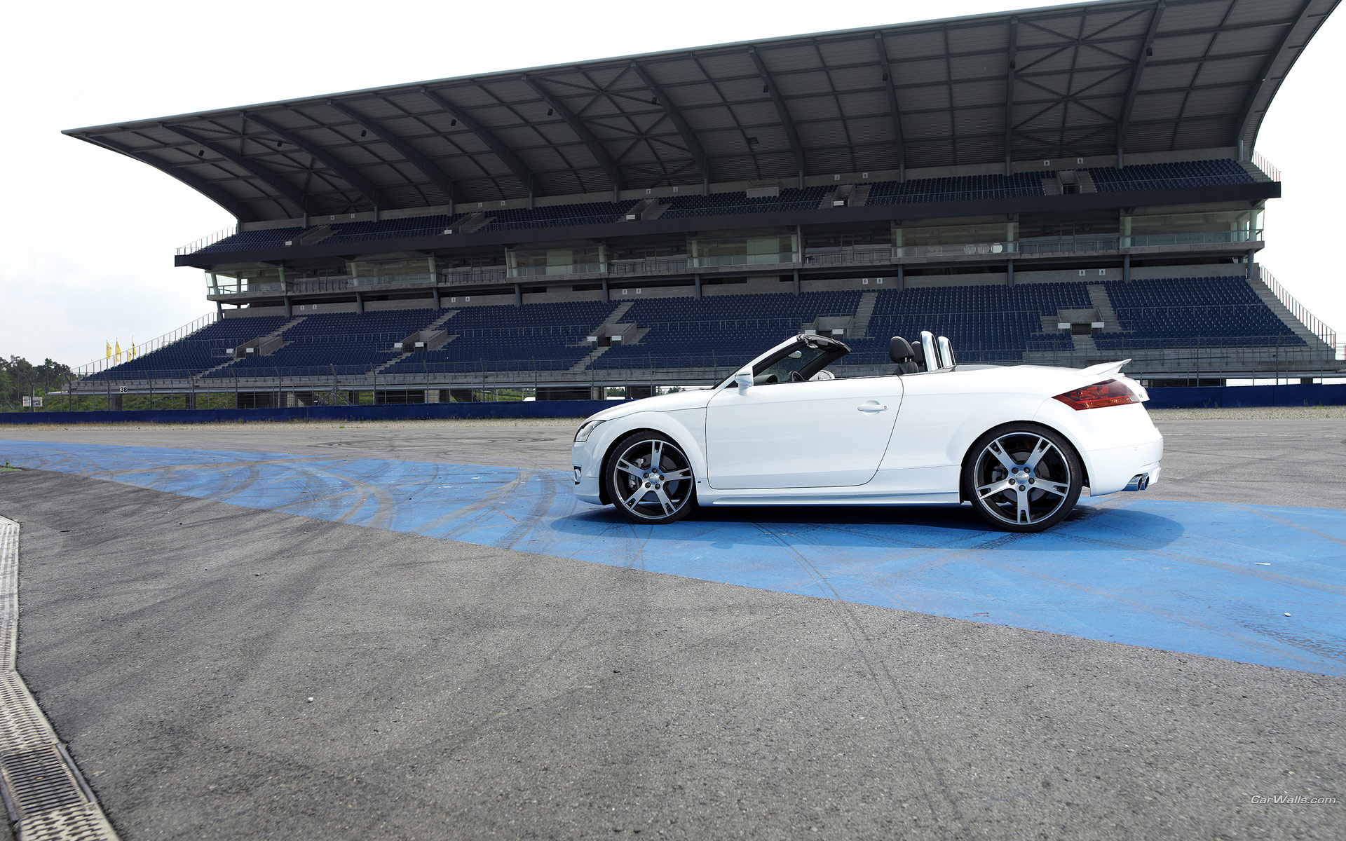 Download full size TT ABT white coupe cabriolet stadium Audi wallpaper / 1920x1200