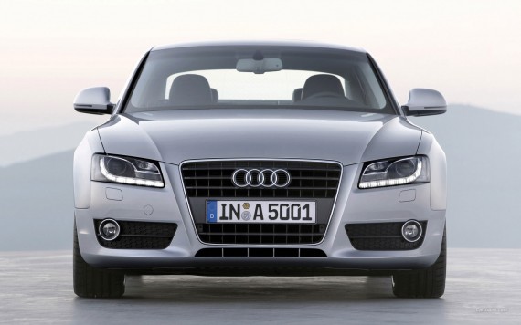 Free Send to Mobile Phone A5 OK 2007 front Audi wallpaper num.184