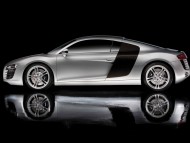 R8 silver side / Audi