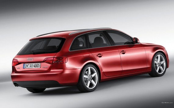 Free Send to Mobile Phone A4 avant red universal back Audi wallpaper num.166