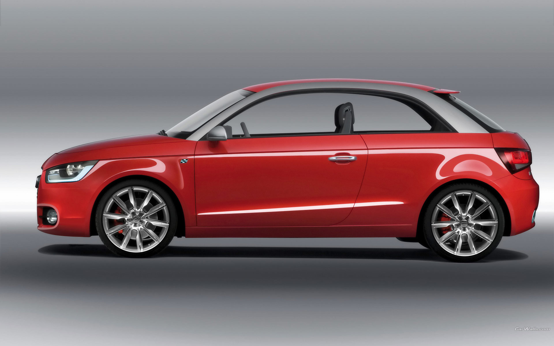 Download High quality red metroproject side Audi wallpaper / 1920x1200